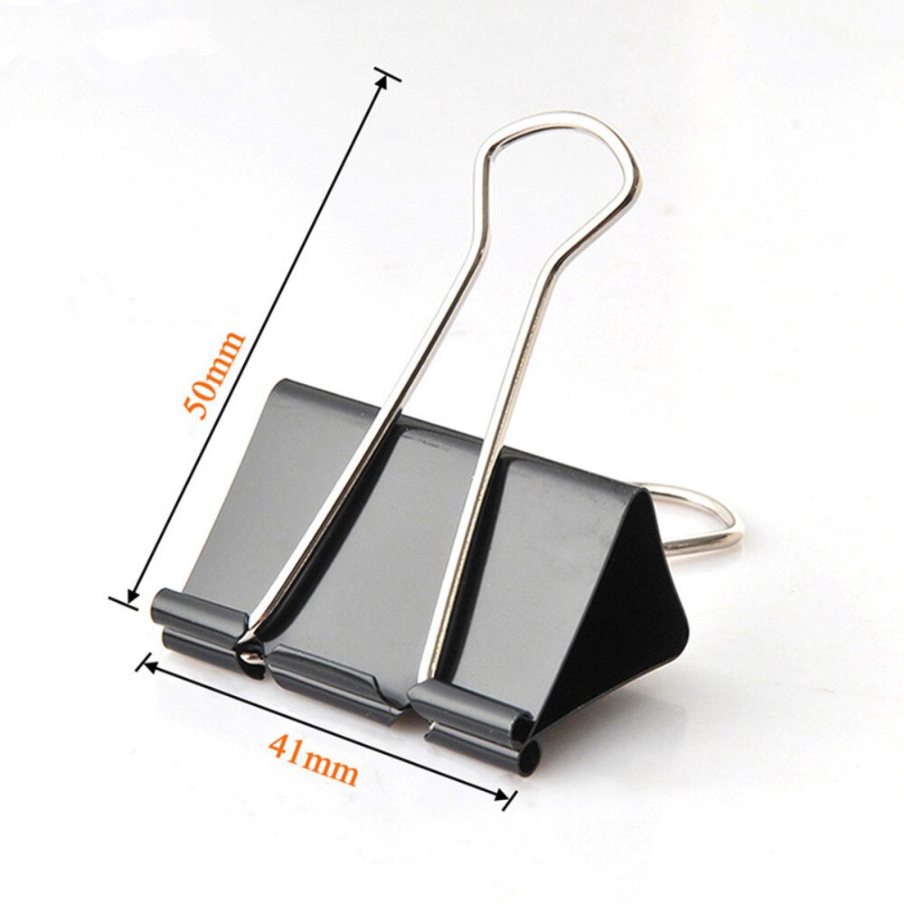 100pcs Binder Clips Dovetail Cute Decoarative Paper Clips Metal Binder Clips File Clamp for Notes Letter Home