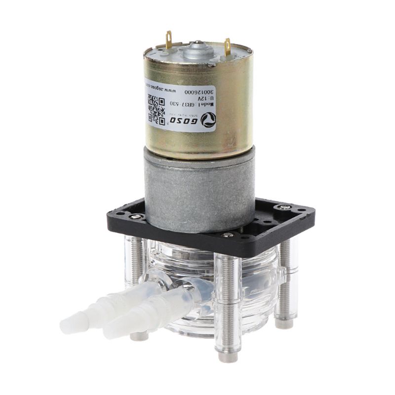 Dc 12/24v peristaltiske pumper stor flow doseringspumpe vakuum akvarium lab analytisk