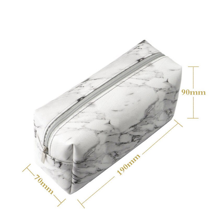 Moda marmurowa Kosmetyczka kobiety Necessaire Feminina przenośna torba Kosmetyczka organizator robić torby Kosmetyczka Kosmetyczka Kosmetyczka