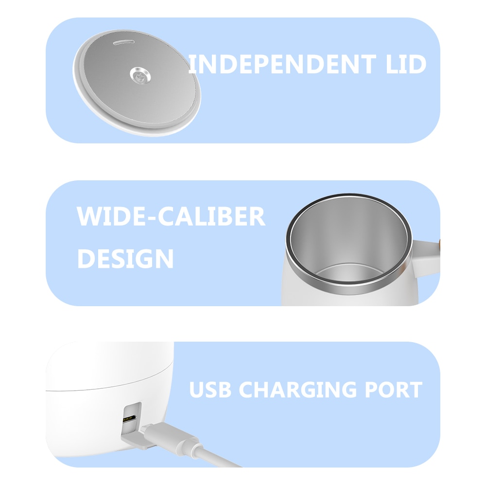 LEEWONG przenośne elektryczne czajnik USB mini biuro podróży ciepłe mleko lub żywności 0.4L