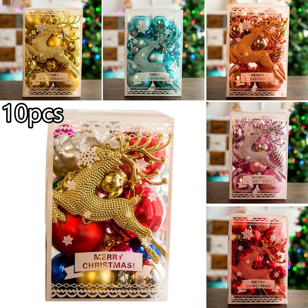 30 st/låda julgranskulor pvc 3-6cm flerfärgade dekorationsbollar hänga väggbord heminredning juldisplay landskapsdekorationer