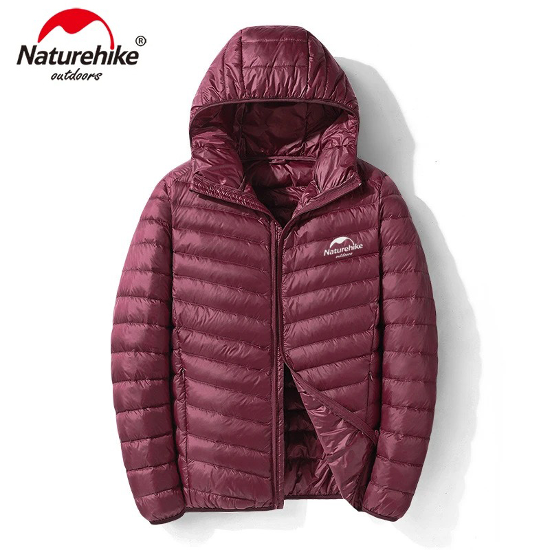Naturehike Autumn Winter Jacket Upgrade 800 Ultra Dry Duck's Down Jacket Man Outdoor Camping Coat Ultralight Hiking Jackets: XL / Blue