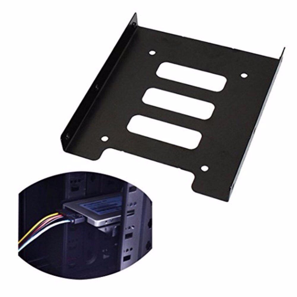 Metal For PC Hard Drive Enclosure Holder 2.5 Inch SSD HDD To 3.5 Inch Mounting Adapter Bracket Dock Hard Drive Holder