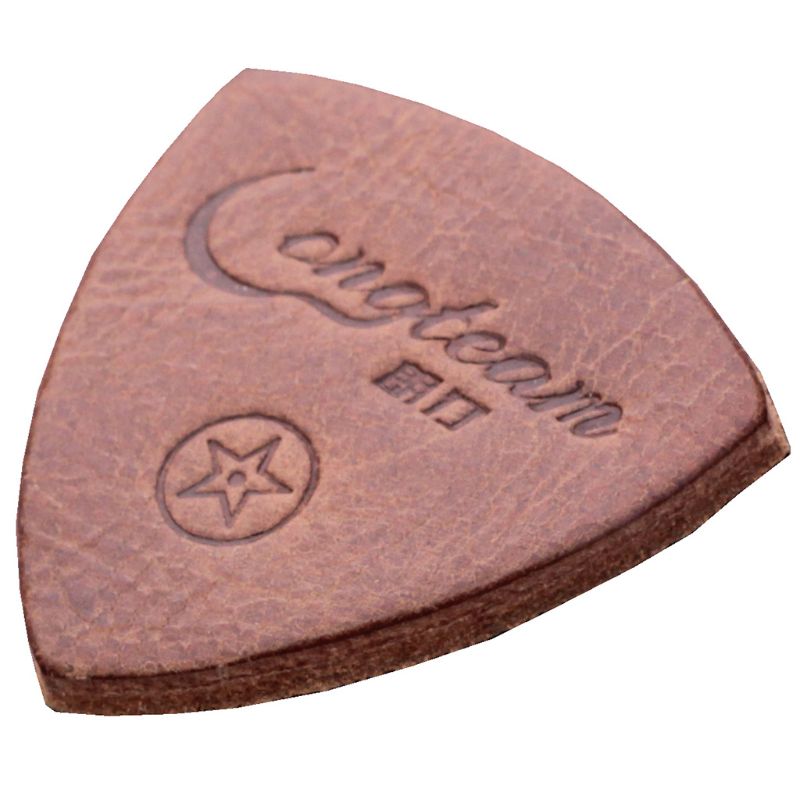 3 st/set basgitarr ukulele picks finger tumme pick läder guitarra plektrum och märke