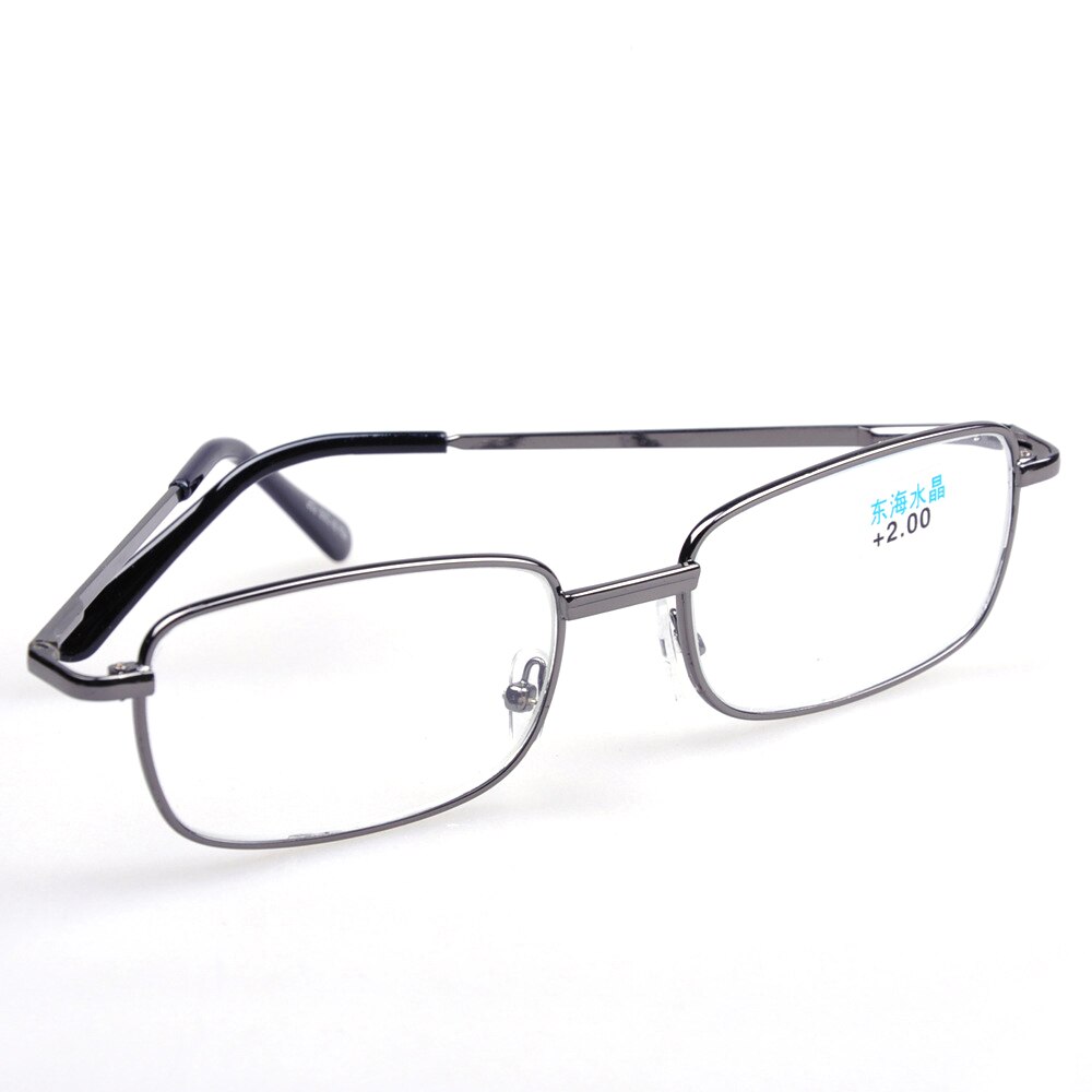 Metal Frame Reading Glasses Relieve Visual Fatigue Presbyopic Glasses Ultralight Clear Optical Glass Lens Parents Eyeglasses
