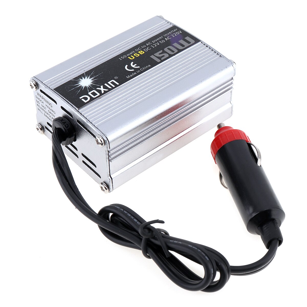 Car Power Inverter DC 12V 24V to AC 220V 110V 150W Mobile Auto Vehicle Car Power Converter Transformer Charger for Car Battery