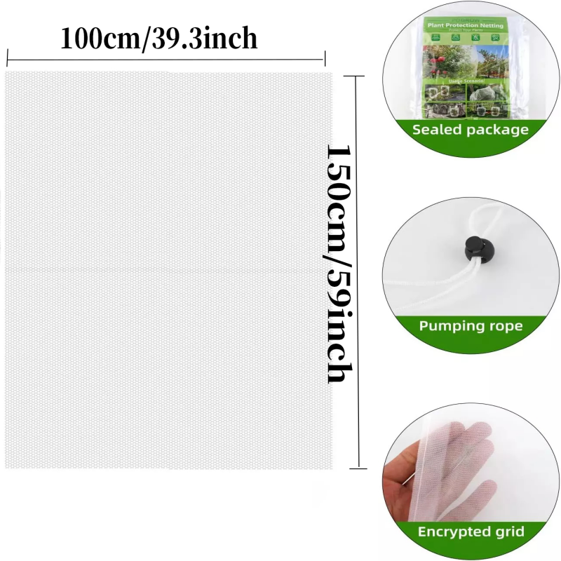 Juste de protection anti-insectes pour plantes, arbre fruitier, filet anti-insectes, filet anti-oiseaux, évite l'endurance, ULanti-insectes, dessin anti-oiseaux