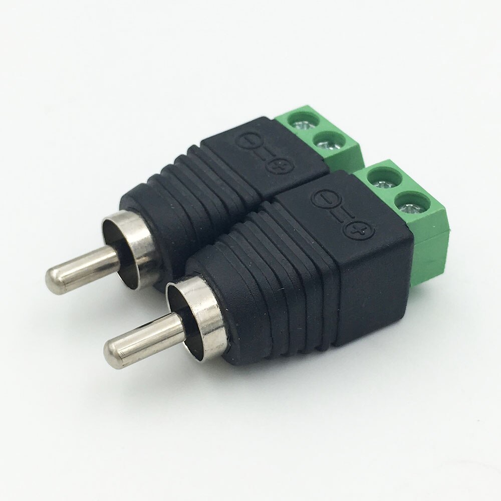 1Stck CCTV BNC Stecker DC Energie Stecker 2,5mm 3,5mm Männlich Weiblich Audio- Video Balun System Sicherheit Adapter koax Katze5 RJ45 USB Jack: RCA männlich