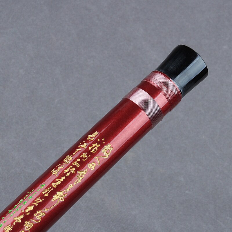Acabado automático de pintura CDEFG, clave Separable de color vino con línea transparente, instrumento Musical hecho a mano, flauta de bambú Woodwind Dizi