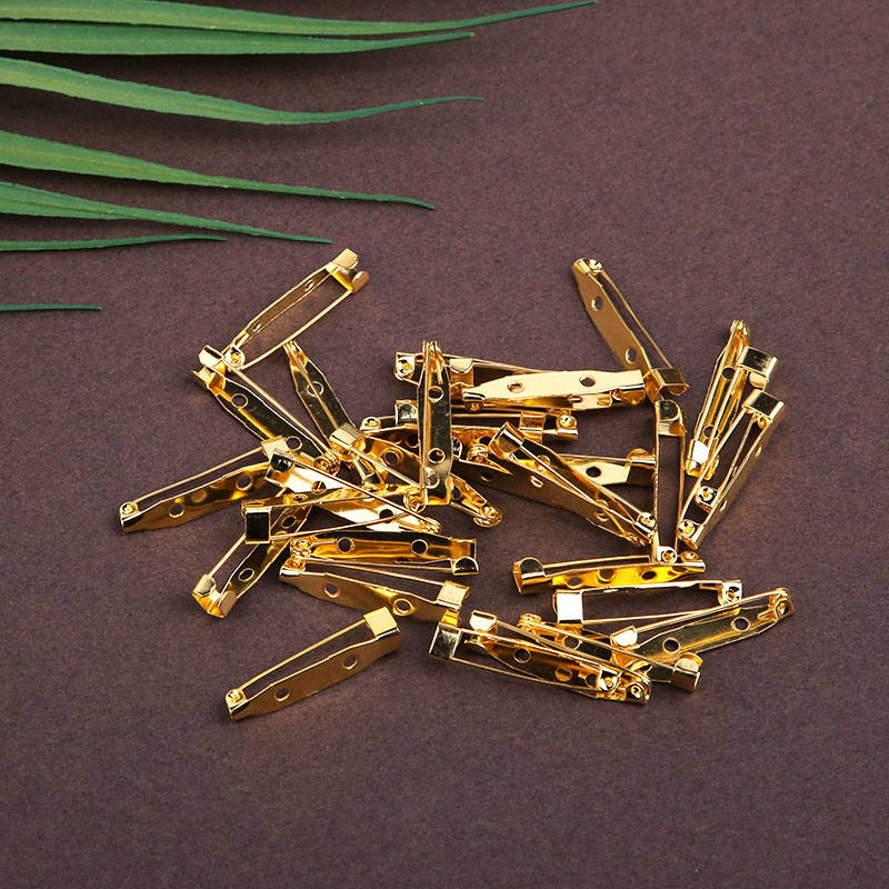 Silber/Grün Antik/Gold 15-40mm Sicherheitsnadeln Brosche Basis Clip Stifte Blanko Basis für Schmuckherstellung DIY Kleidung Zubehör