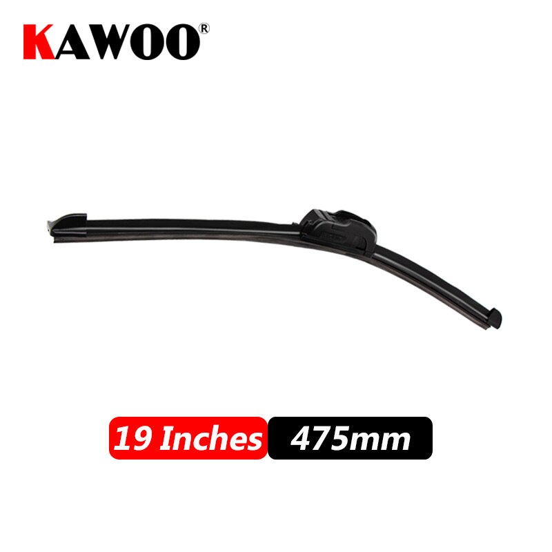 KAWOO Car Wiper Blade U Hook Universal Frameless Bracketless Rubber Car Windshield Wipe Blades 14"16"17"18"19"20"21"22"24"26"28": Gold / 13Inches 325mm