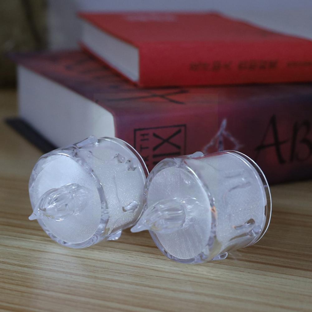 Flammenlose LED Kerze Licht Simulation Acryl Kerzen Startseite Hochzeit Dekor Geburtstag Weihnachten Batterie Betrieben Romantische C3w2