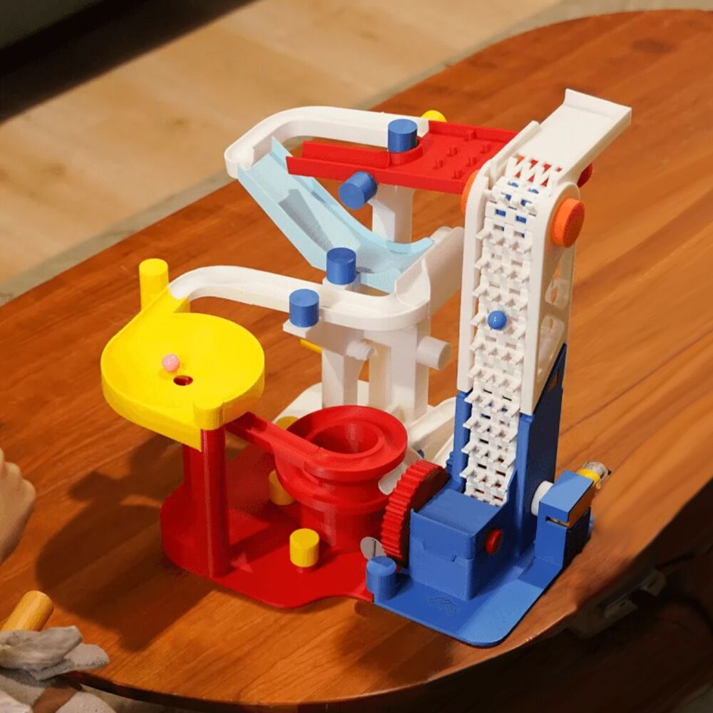 For Bambu Lab Aircraft engine/LED Light/Marble Track/Three-axis Tourbillon 3D Print Parts Model Kit 3d Printer Parts