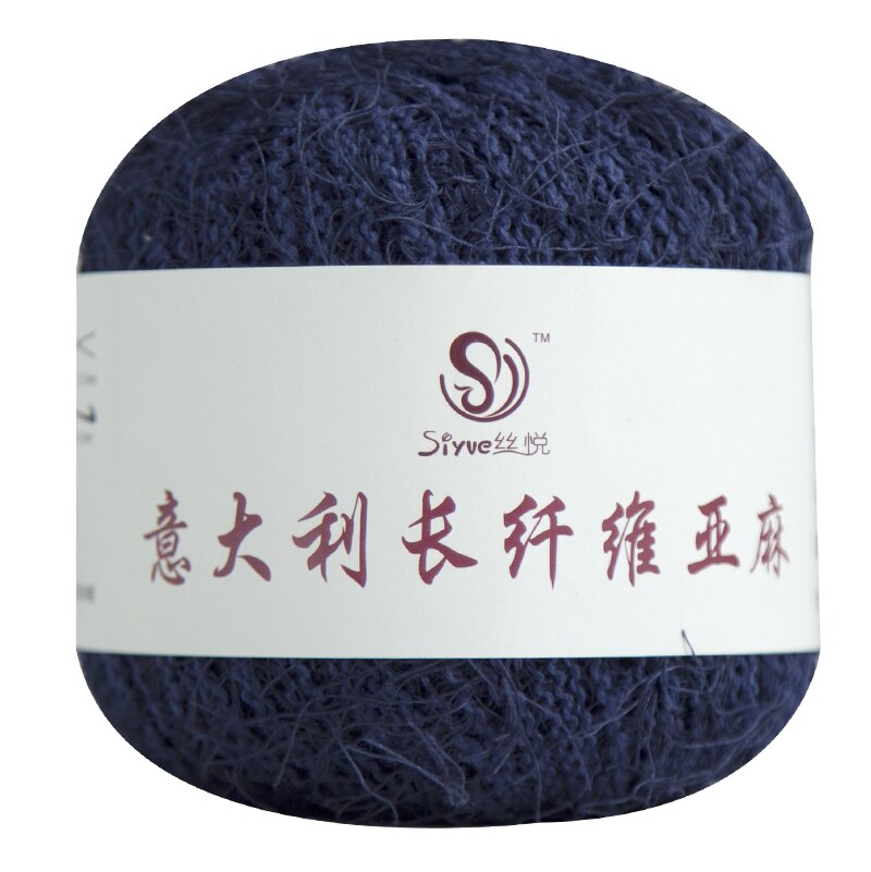 Linen Thin Blend Yarn Spring Summer Hand woven Crochet Thread Fiber Flax Knitting Sew Yarn For Crocheting Needle Work