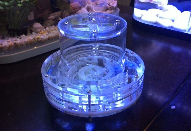 Boat UFO Shape Ant Nest Transparent Ant Workshop For Student Sientific Abservation DIY Accembling Insect Ant House Case Pet Cage