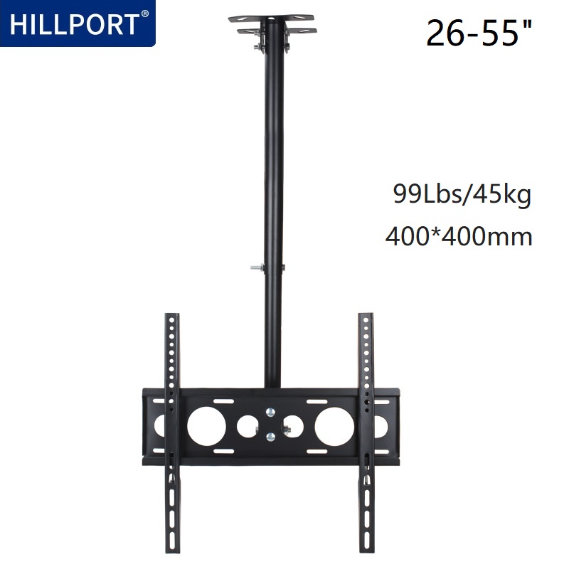Hillport 26-55 &quot;Tv Plafond Mount Stand 360 Graden Full Motion Gratis Lifting Lcd Led Tv Muur Dak mount Bracket Houder Arm T540