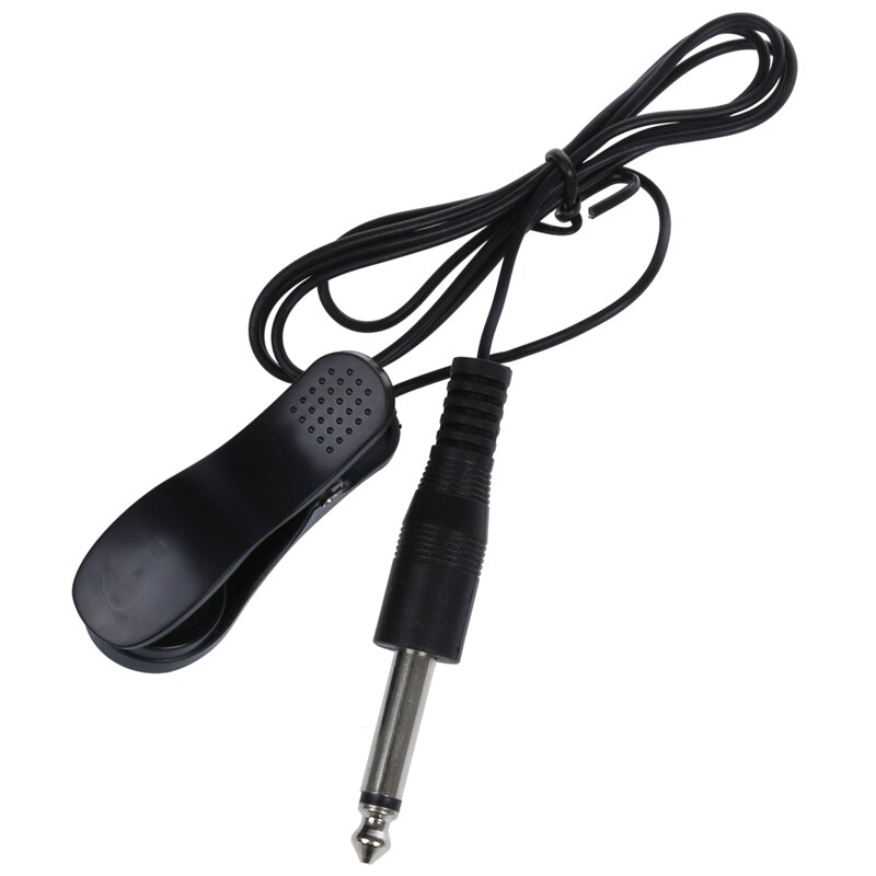 Universal General Guitar Acoustic Clip On Pickup Piezo Contact Microphone Black: Default Title