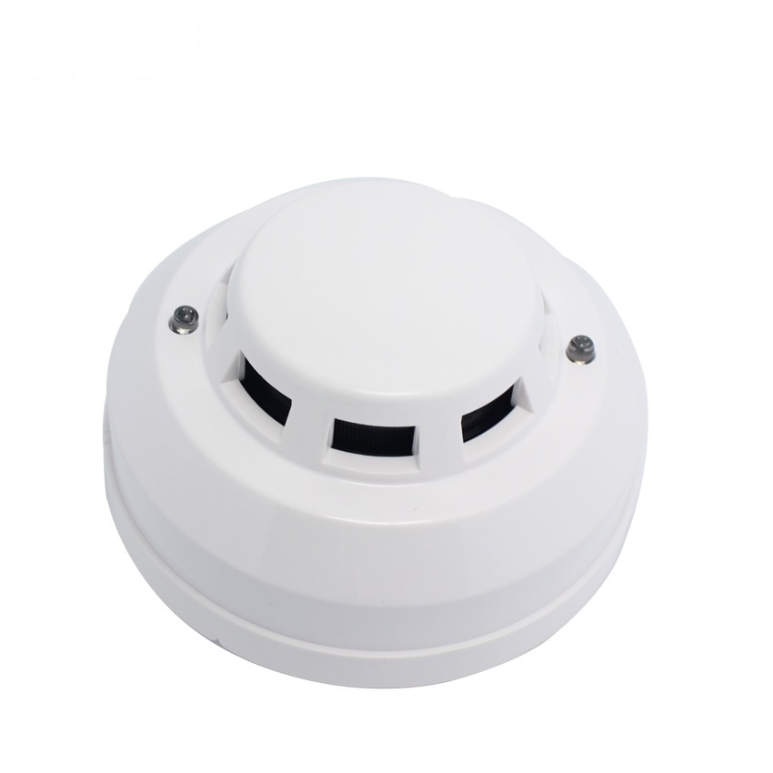 12V DC wired smoke detector optoelectirc sensor use to check fire or anti something burning connect to wired zone