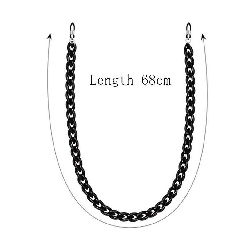 Luipaard Acryl Zonnebril Chain Chic Womens Anti Slip Leesbril Eyewears Cord Holder Neck Strap Lanyard 68 Cm