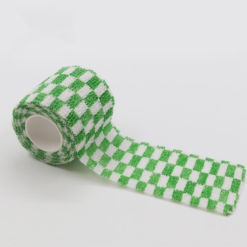 Bande dessinée extérieure Non-tissé auto-adhésif bande élastique 5CM X 4.5M élastoplast ruban musculaire d'urgence outil de premiers soins genouillères: Black