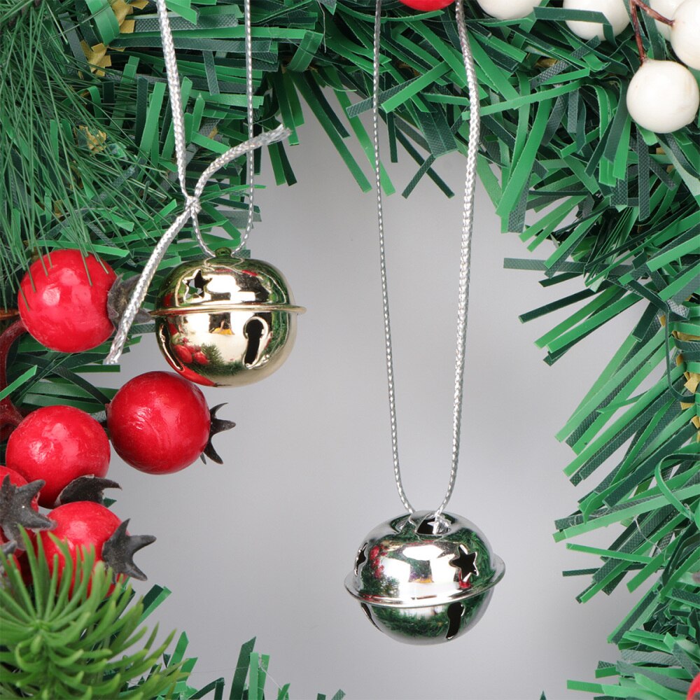 18 Pcs Mooie Leuke Grappige Kerst Klokken Electroplated Bells Kleine Bells Metal Bells Voor Party Thuis Kerst