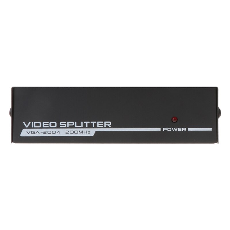 4 Port VGA Frequency Divider 200Hz Video Splitter High Frequency 1600*1280 25m