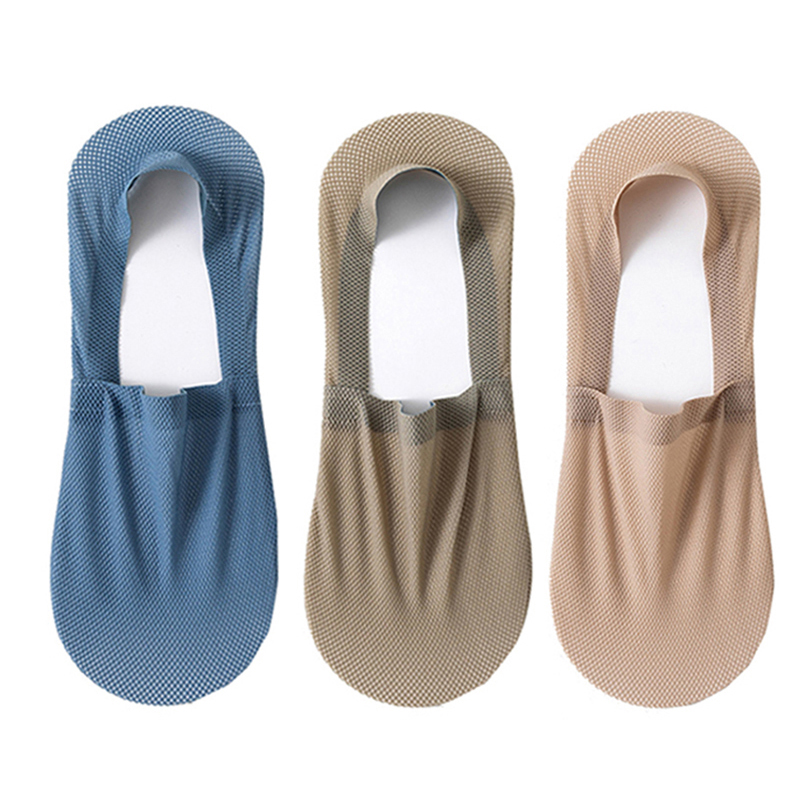 3 Paare/los Männer Stiefel Socken Sommer Dünne Unsichtbare Socke Atmungsaktive Sanft lässig Sox Elastische Gittergewebe Sokken Meias