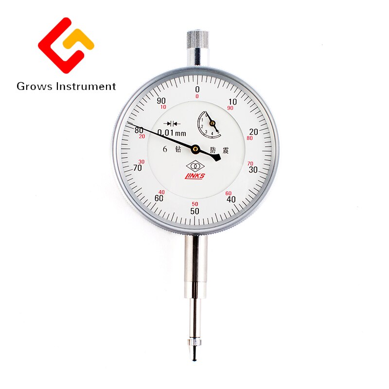 Dial indicator Gauge 0-5mm six earthquake drill calibration Precise 0.01mm Resolution Indicator Gauge mesure instrument Tool