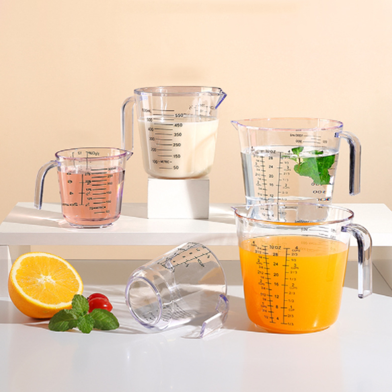 150/300/600/1000ml Measuring Cup Pour Spout Metering Cups Visual Scale Baking Tool Bakeware Kitchen Graduated Lab Supplies