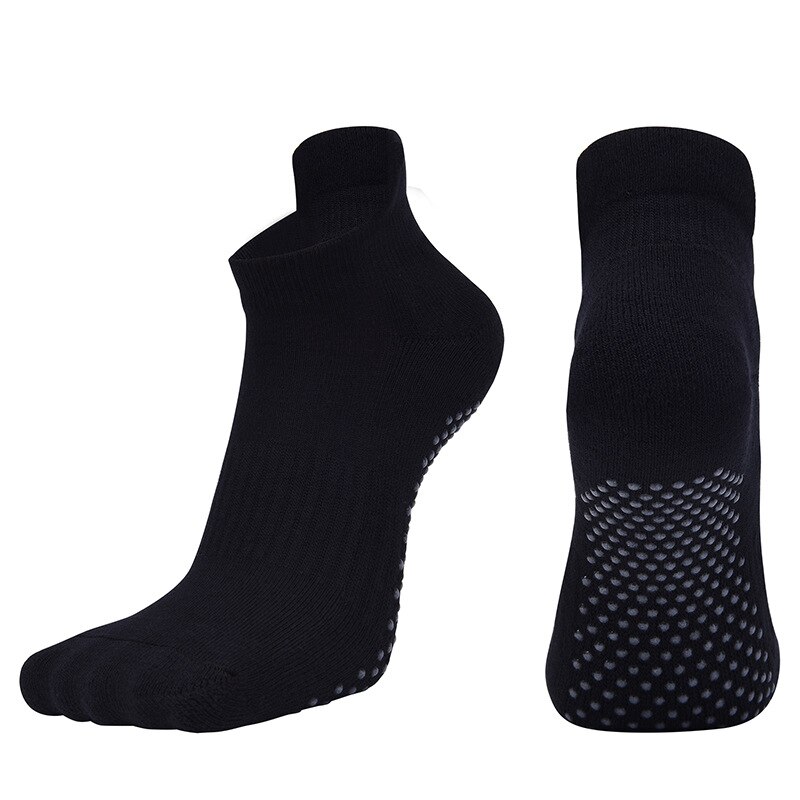Women's Yoga Socks fitness Pilates Socks Non-Skid Dance Socks Breathable Cotton Socks Towel Bottom: Black / EUR 39-42 US 6.5-8