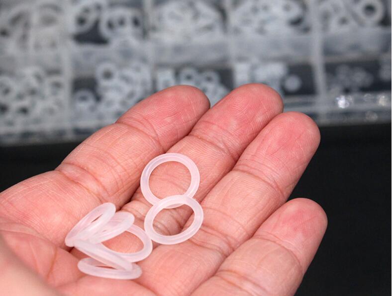 225 PCS Clear Food Grade Silicone O Rings Rubber Set o Ring Silicone Seal Kit