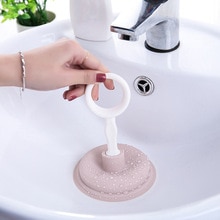 1pc multifunktions rørledningsuddybningsstempel sugerørsrenser afløbsbadevask gummiuddybning husholdnings køkken rengøringsværktøj
