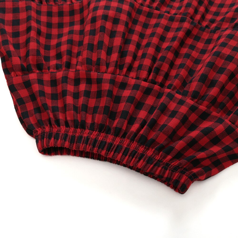 Summer 2-3 Years Baby Toddler Plaid Skirt Girls Kids 4-6 T Old Children's wear Princess Party Red Skirts
