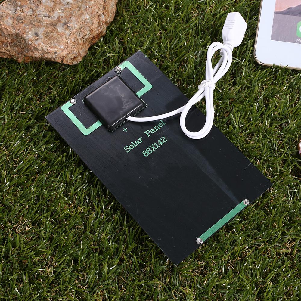 1W Solar 6V USB Power Panel Solar System Chargers Phone DIY Fast Charger Outdoor Travel Light Portable Tablet Solar Generator