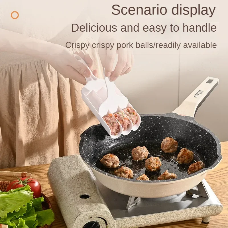 Meatball Maker Cooking Homemade Tool Mold Round Fish Beaf Rice Ball Making Device Barbecue Pot Bean Curd Kitchen Gadgets