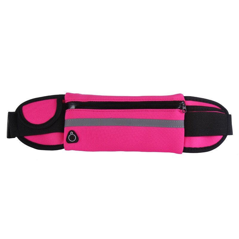 Universel 6.5 ''étanche Sport taille sac ceinture pochette en cours d'exécution universel téléphone portable poche unisexe étui brassard pour Samsung S10: rose