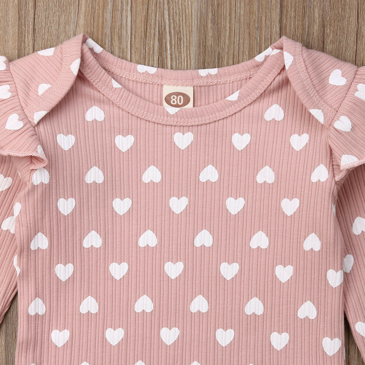 Brand Autumn Spring Infant Boys Girls Unisex Infant Cotton Bodysuit Newborn Kids Baby Striped Knitted Fly Sleeve Clothes Tops