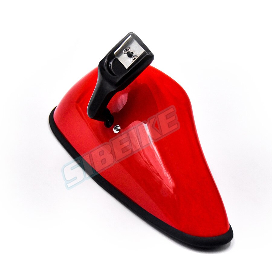 Zoom Engineering-Rétroviseur de voiture, rétroviseur intérieur multicolore, lentille bleue pour rétroviseur universel: Rouge