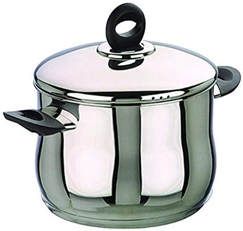 Ibili 660216 - Bali Pot Gepompt Met Deksel Inox 16 Cm, Voor Koken En Koken