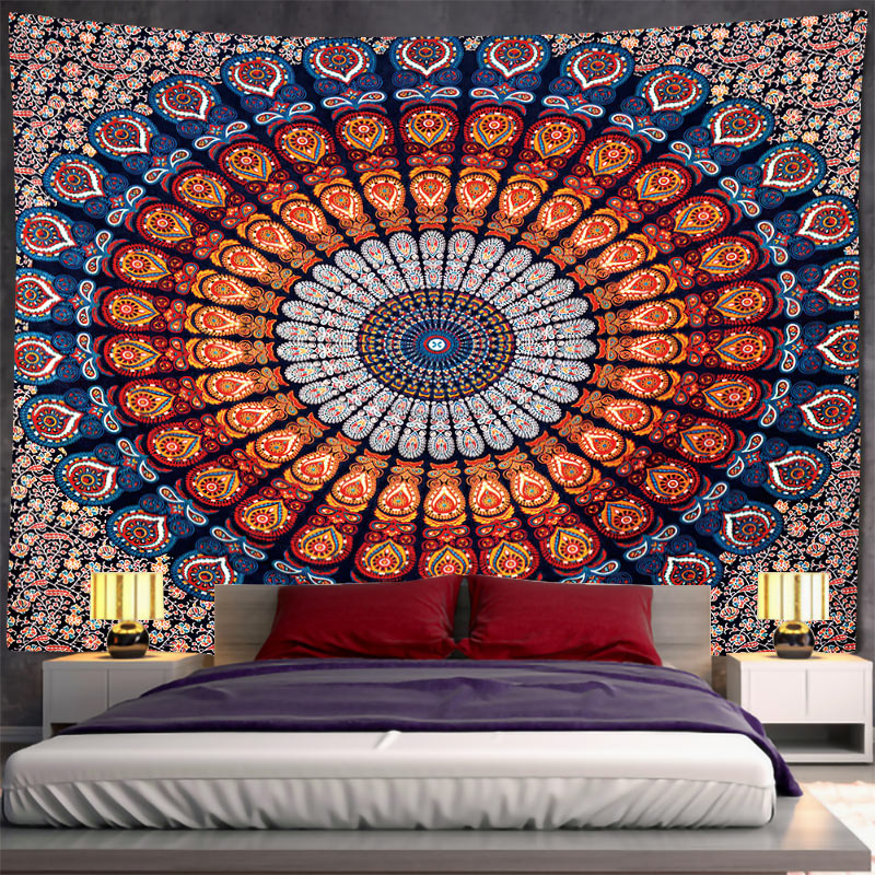 Mandala Tapestry Wall Art, Home House Hogar, Bedroom Masion Jardim Aesthetic Decor for 2023 Tapiz Y2k Arazzi Wall Hang