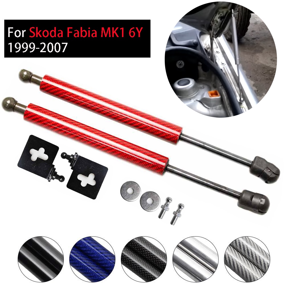 For Skoda Fabia MK1 6Y 1999-2007 Front Hood Bonnet Modify Gas Spring Struts Lift Support Shock Damper