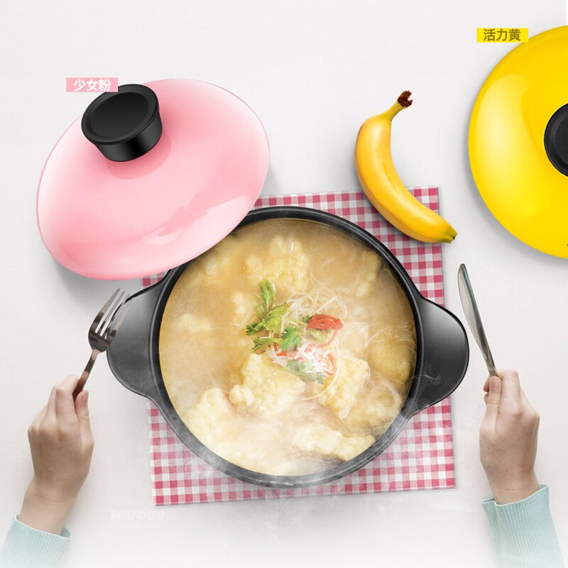 Casserole cooker home gas ceramic pot soup fire resistance high temperature size capacity clam casserole stone