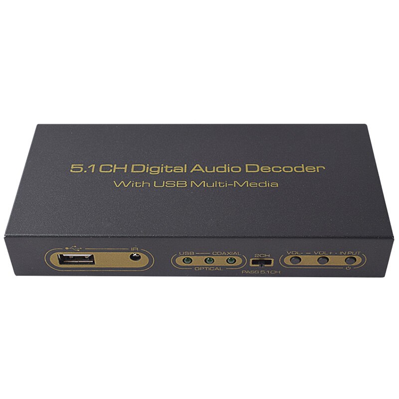 5,1 CH Koaxial Digital o Decoder Multi-Media o Player 5,1 o AC3 DTS LPCM für DVD PC VCD SW07M2 UK Stecker: Default Title