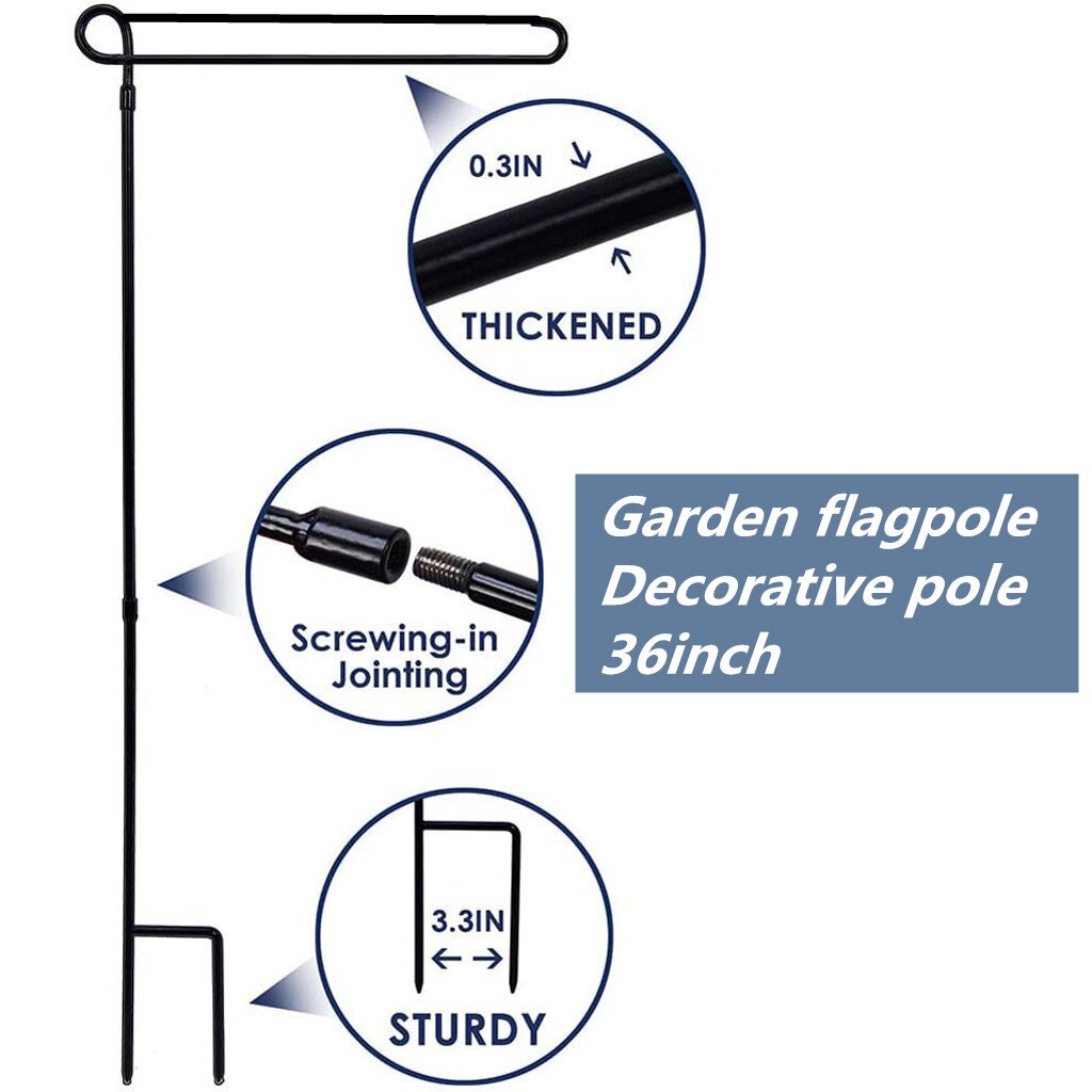 1Set Tuin Vlag Pole Stand Rubber Stopper Bloemvorm Mini Stoppers Mini Stoppers Tuin Boerderij Decoratie