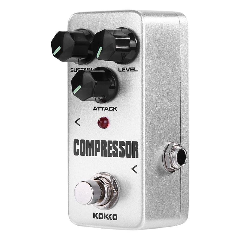 KOKKO Guitar Pedal Effect Compressor Booster Distortion Overdrive Electric Bass Guitar Effects True Bypass Musical Instruments: Compressor
