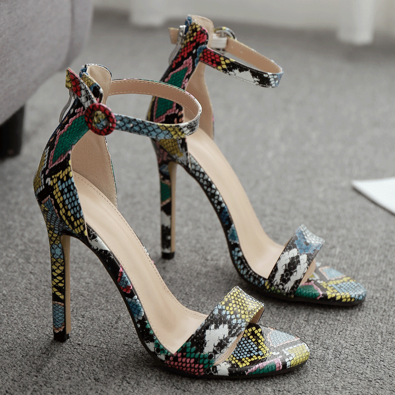 Sandales à talons hauts pour femmes, grande – Grandado