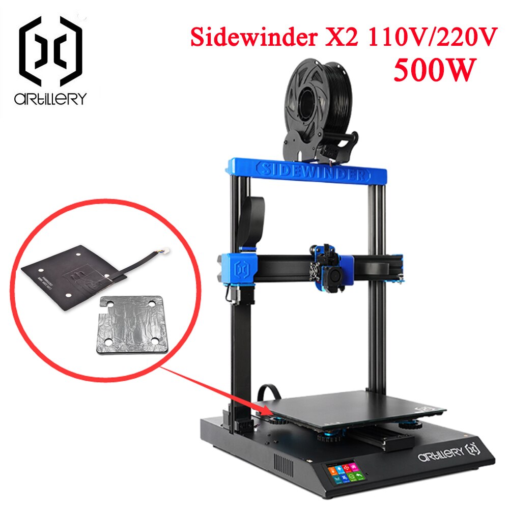 Artillery – Sidewinder X2 et Genius Pro, impression 3D, Kit de fusibles en coton chauffant pour lit , 110/220V