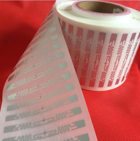 100 pcs/lot Aline 9640 RFID UHF Adhesive Tag Aline H3 chip Inlay 860-960MHz 512Bit Alien higgs-3 UHF Inlay label