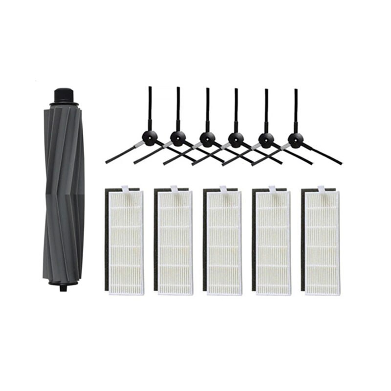 Robot Vacuum Cleaner Side Brush Main Brush Mop Cloth HEPA Filter for AMIBOT Animal H2O Connect Robotic Vacuum Cleaner Parts: as picture show5