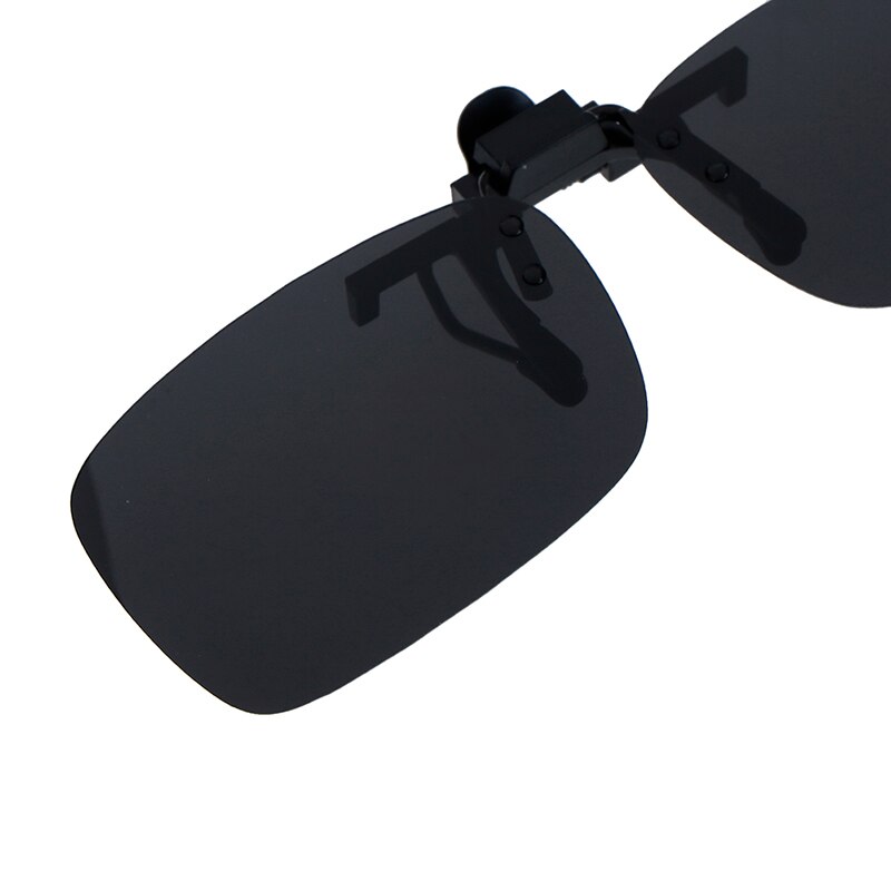 Nowy 1 szt. Clip-on spolaryzowane okulary przeciwsłoneczne Night Vision Flip-up okulary do jazdy w dzień